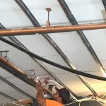 Hat Track and Fire Caulk Philly Warehouse